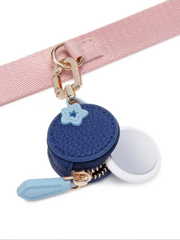 🍊🌼Leather Fruit Key Fob Bag Charm