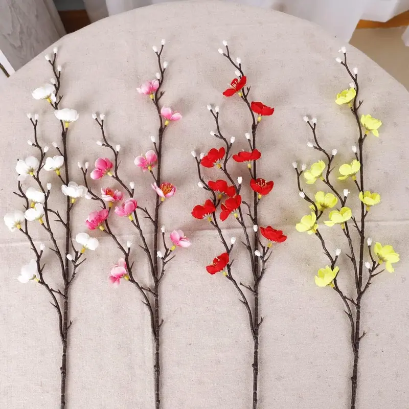 💥 Final Hours — Wow-Worthy Silk Plum Blossoms — Real Texture, No Maintenance