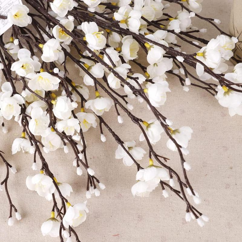 💥 Final Hours — Wow-Worthy Silk Plum Blossoms — Real Texture, No Maintenance