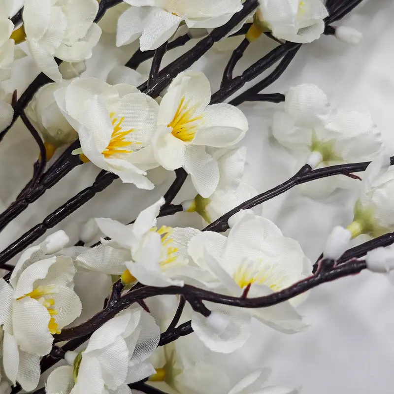 💥 Final Hours — Wow-Worthy Silk Plum Blossoms — Real Texture, No Maintenance