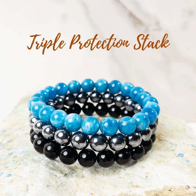 Trio Energy Crystal Bracelet — Restore balance and enhance well-being