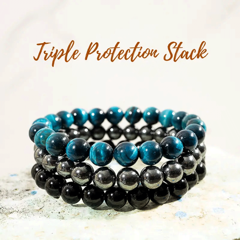 Trio Energy Crystal Bracelet — Restore balance and enhance well-being