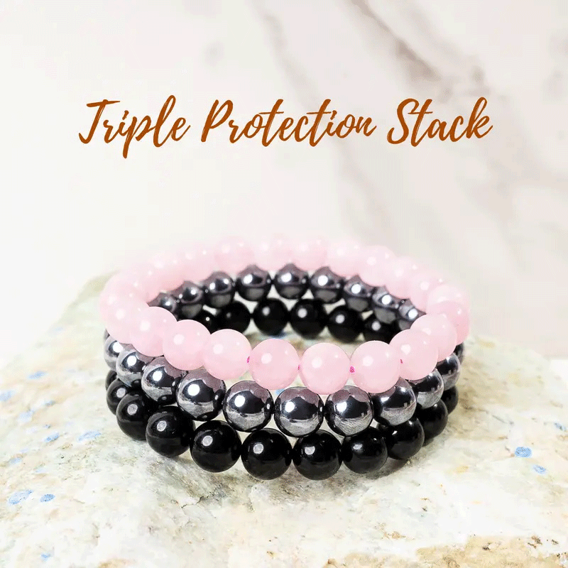 Trio Energy Crystal Bracelet — Restore balance and enhance well-being