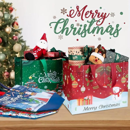 🎁 Reusable Christmas Gift Bags That Make Every Present Shine