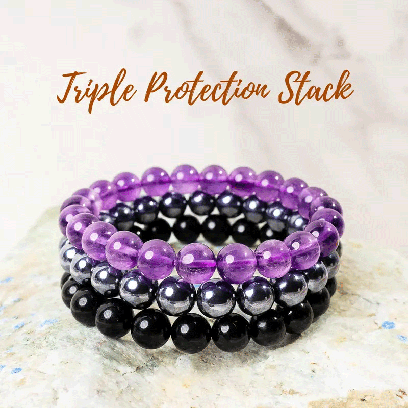 Trio Energy Crystal Bracelet — Restore balance and enhance well-being