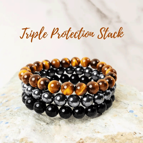 Trio Energy Crystal Bracelet — Restore balance and enhance well-being