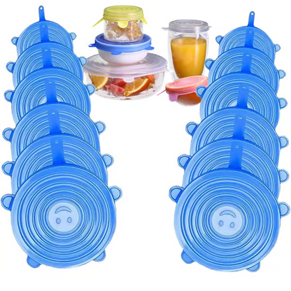 Silicone Cover Stretch Lids Reusable Airtight Food Wrap Covers