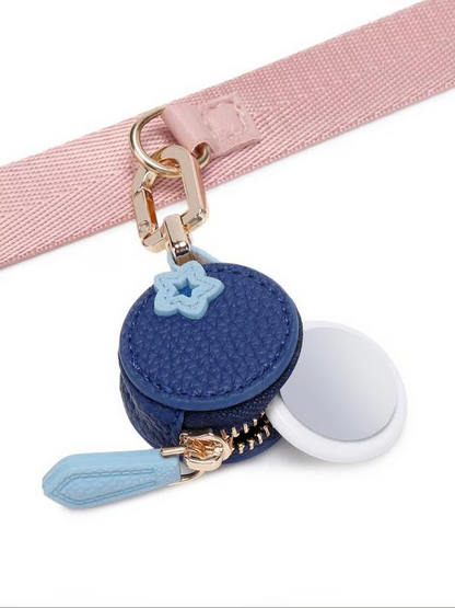 🍊🌼Leather Fruit Key Fob Bag Charm