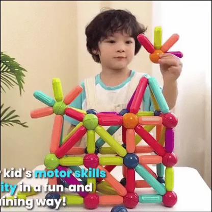 🔥Last Day 56% OFF🔥Magnetic Balls and Rods Set Educational Magnet Building Blocks