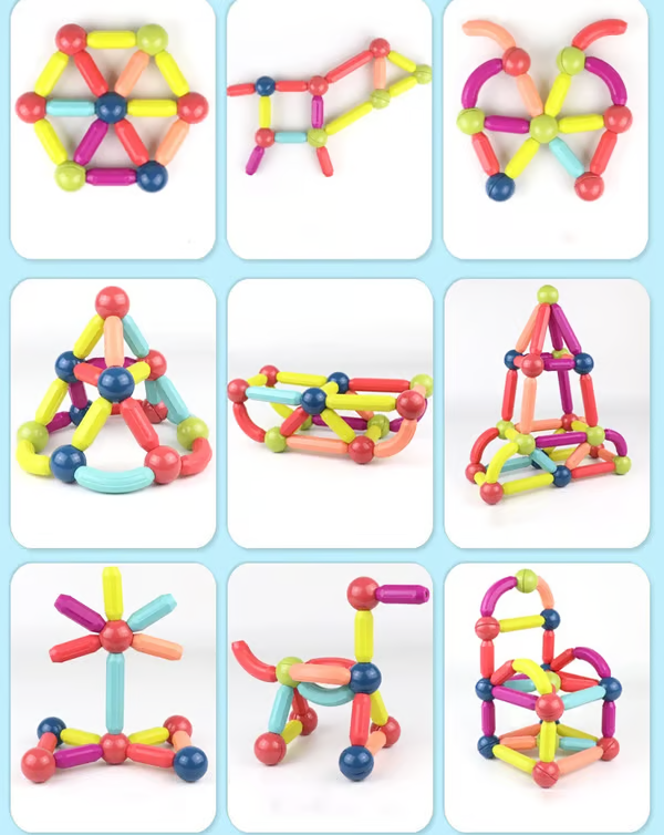 🔥Last Day 56% OFF🔥Magnetic Balls and Rods Set Educational Magnet Building Blocks