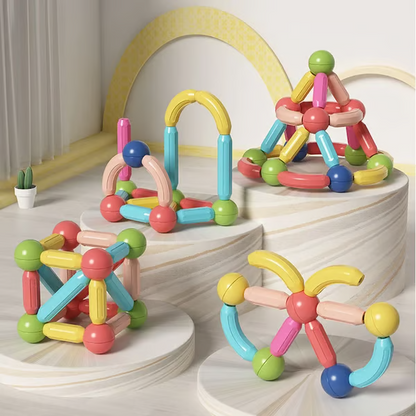 🔥Last Day 56% OFF🔥Magnetic Balls and Rods Set Educational Magnet Building Blocks