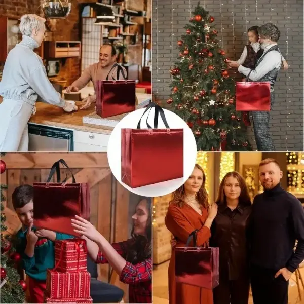 🔥12 Pack Large Party Gift Bags for Christmas, Halloween & Holiday Giving