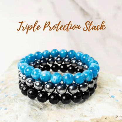 Trio Energy Crystal Bracelet — Restore balance and enhance well-being