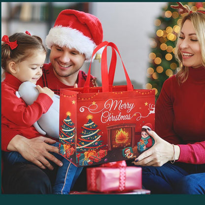 🎁 Reusable Christmas Gift Bags That Make Every Present Shine