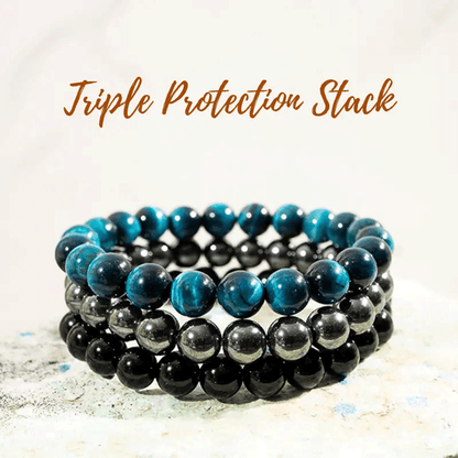 Trio Energy Crystal Bracelet — Restore balance and enhance well-being