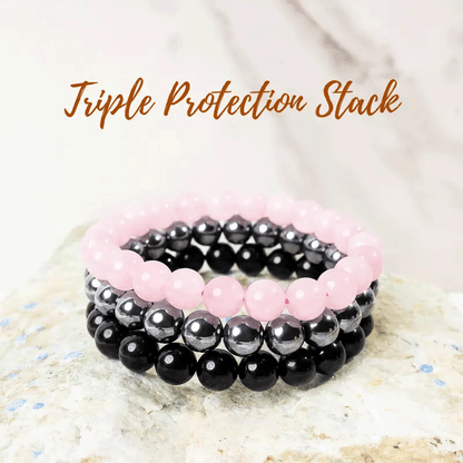 Trio Energy Crystal Bracelet — Restore balance and enhance well-being