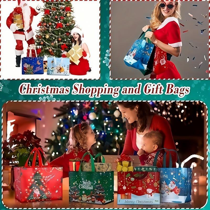 🎁 Reusable Christmas Gift Bags That Make Every Present Shine