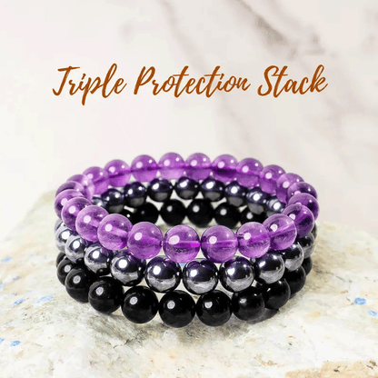 Trio Energy Crystal Bracelet — Restore balance and enhance well-being